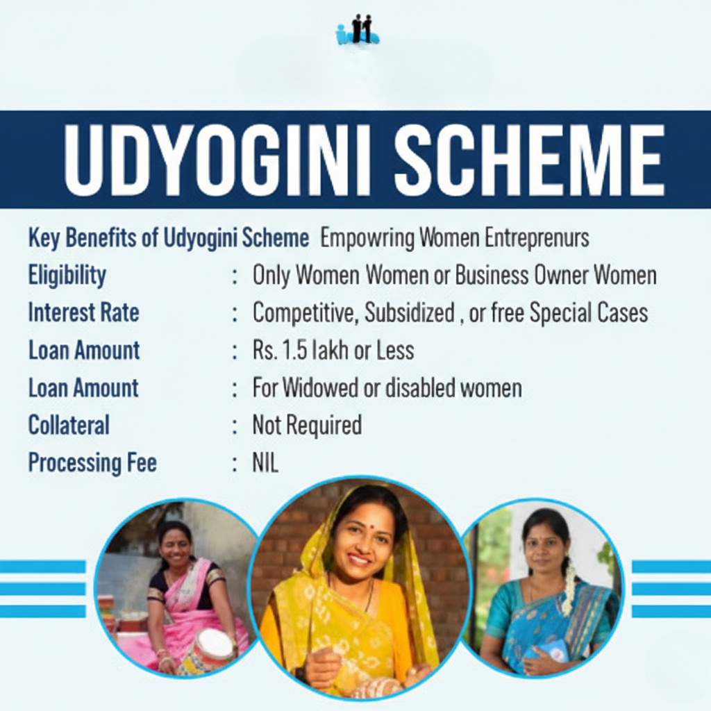 Udyogini Scheme के मुख्य लाभ