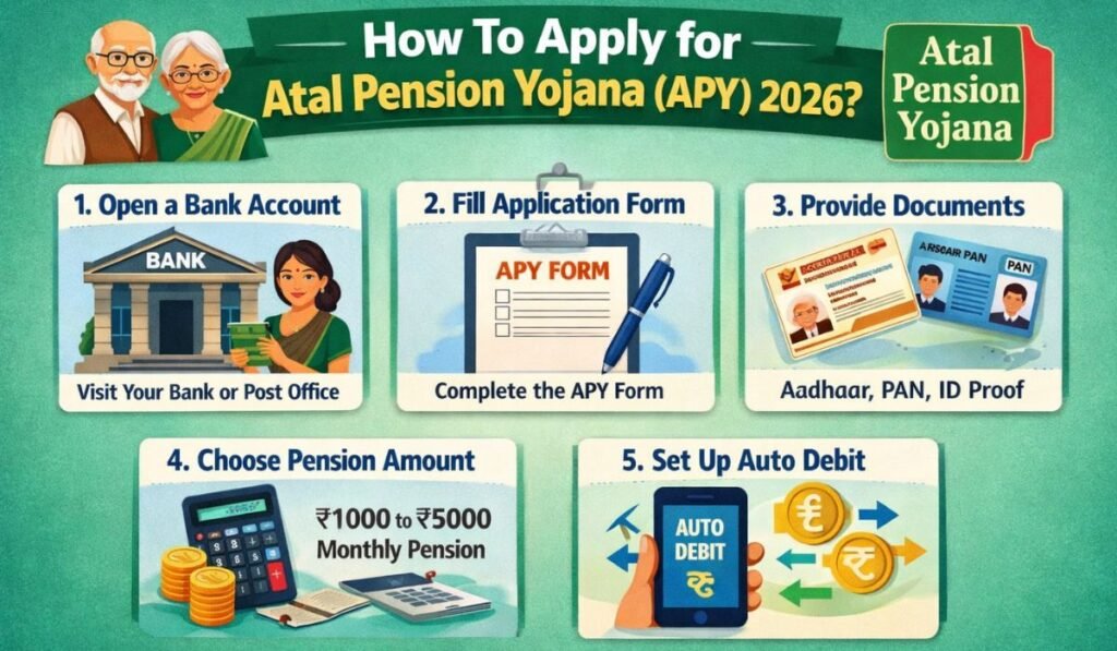 How To Apply for Atal Pension Yojana (APY) 2026?